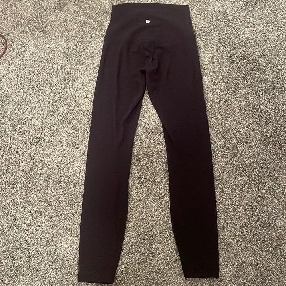 Black Lululemon leggings size 2 length 25